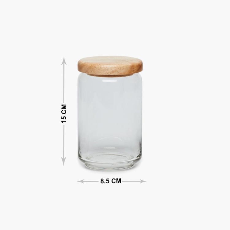 OCEAN Set of 6 Glass Storage Jars - 750ml