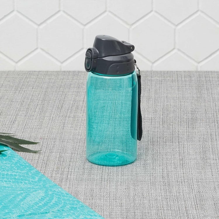 Atlantis Solid Bottles - Plastic -500ml -Water Bottle 8 cm  L x 8 cm  W x 19 cm  H -Blue