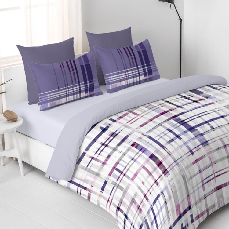 DDECOR Vista Printed Cotton Bedding Set - 3 Pcs.