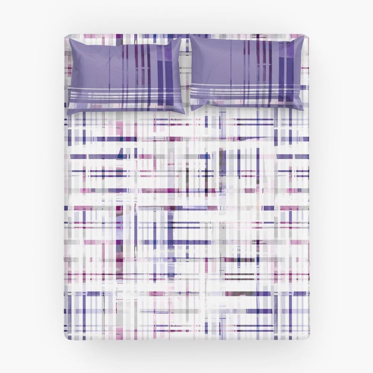 DDECOR Vista Printed Cotton Bedding Set - 3 Pcs.