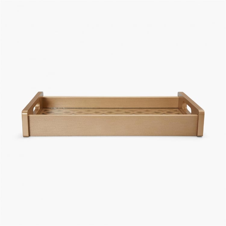 Moksha Laser Cut Tray with Wooden Handle