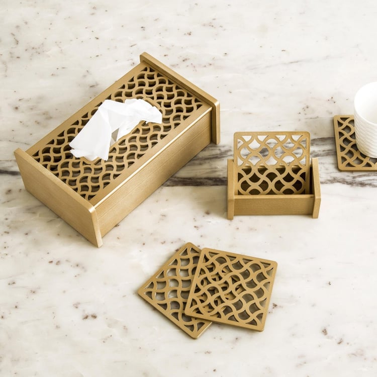 Moksha Laser Cut Coasters - Set of 4