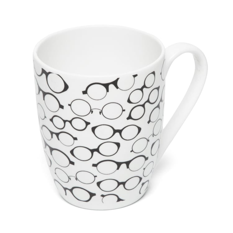 Raisa Retro Glasses Bone China Mug