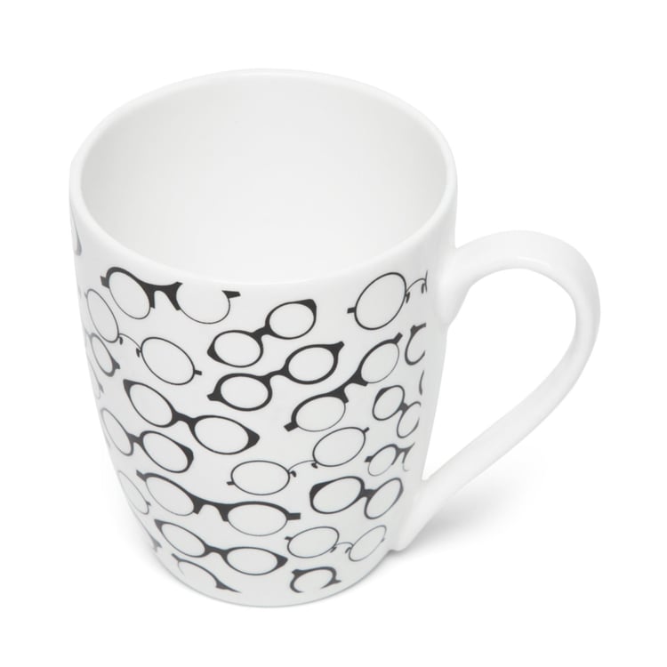 Raisa Retro Glasses Bone China Mug