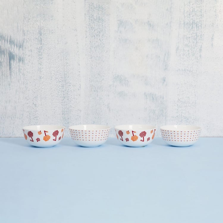 Emily Romi Printed Katori - Set of 4