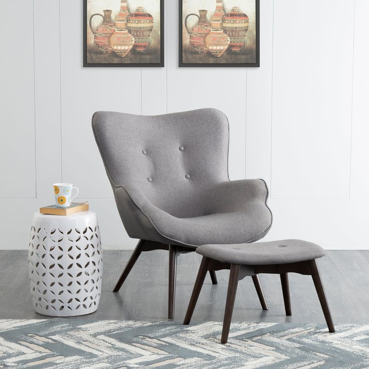 Ernest Chair with Foot Stool