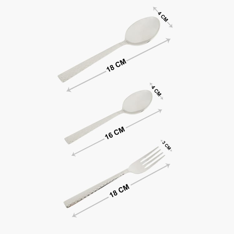 Naples Capri Stainless Steel 18-Piece Cutlery Set