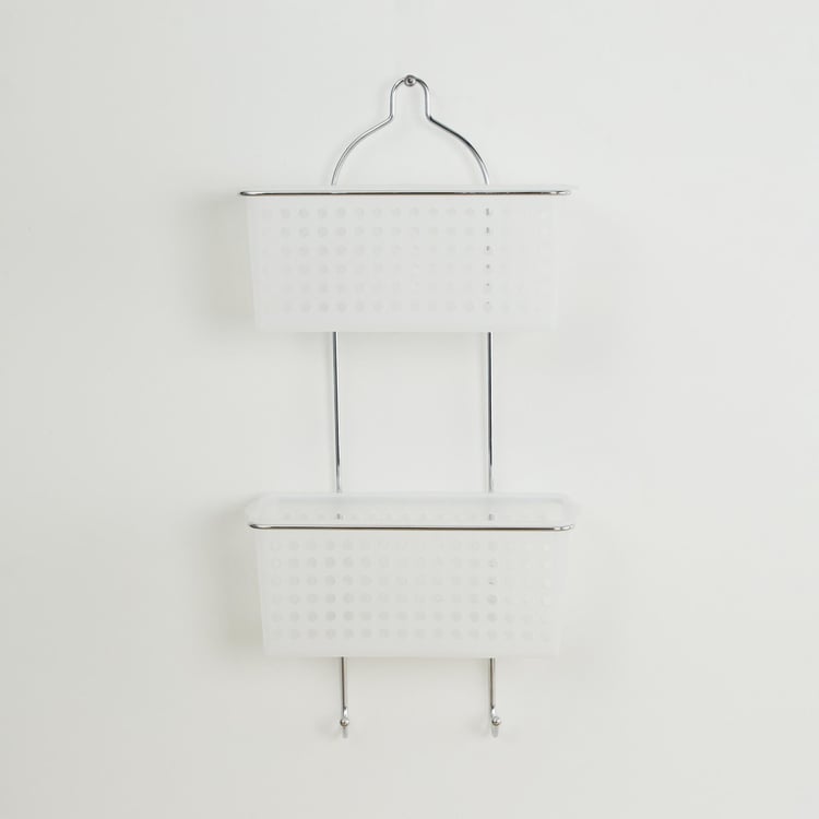 Burlington Wall Mounted Two-Tier Shower Caddy