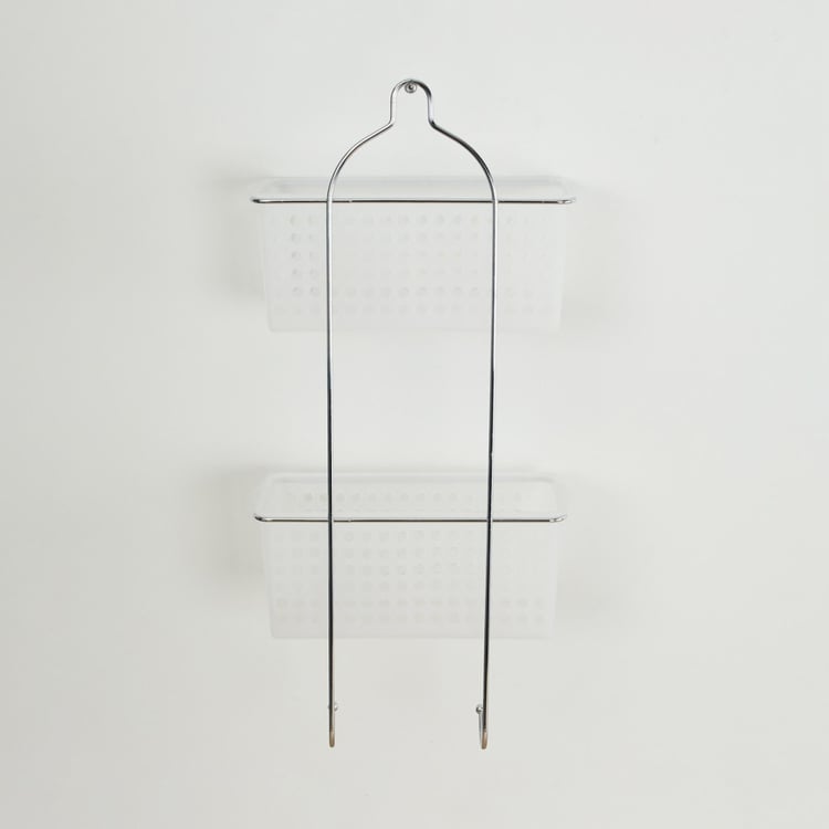 Burlington Wall Mounted Two-Tier Shower Caddy