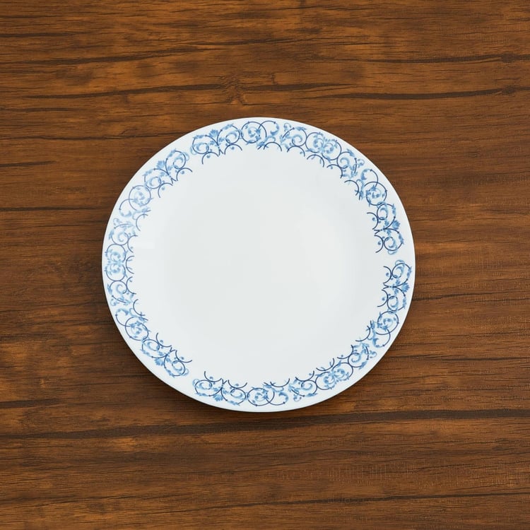SOLITAIRE Opal Ware Printed Quarter Plate