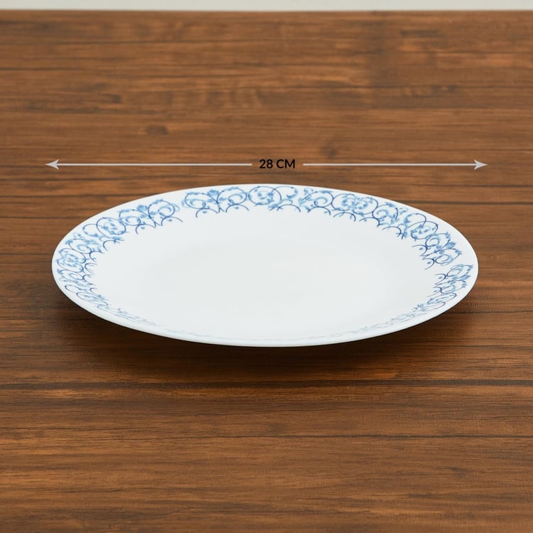 SOLITAIRE Opal Ware Printed Quarter Plate