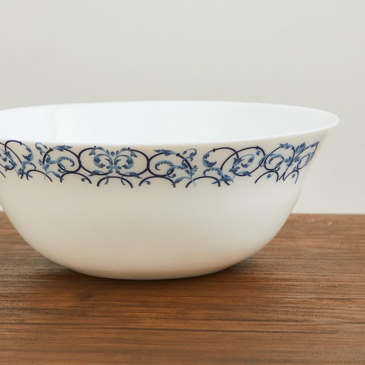 SOLITAIRE Opal Ware Printed Serving Bowl