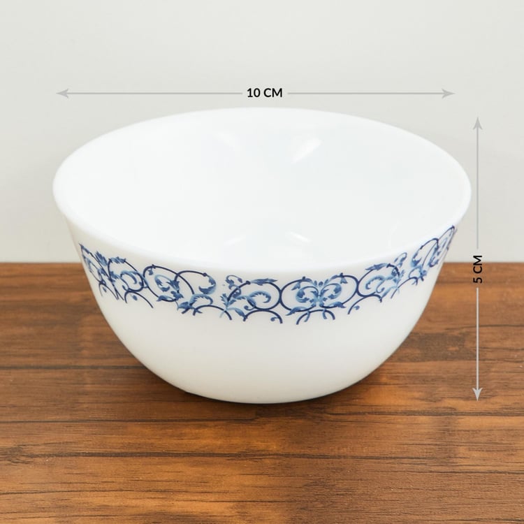 SOLITAIRE Opal Ware Printed Vegetable Bowl