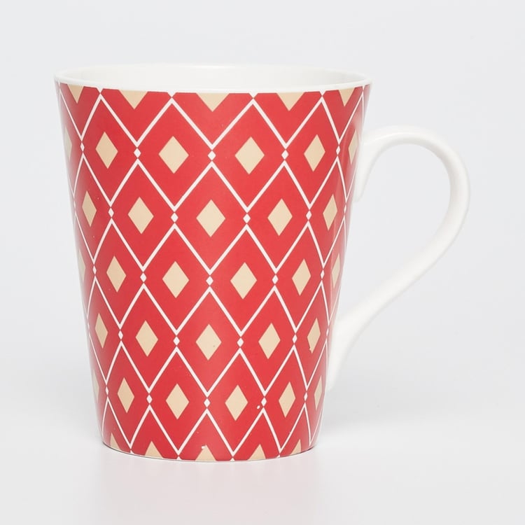 Mandarin Printed Bone China Mugs - Set of 3