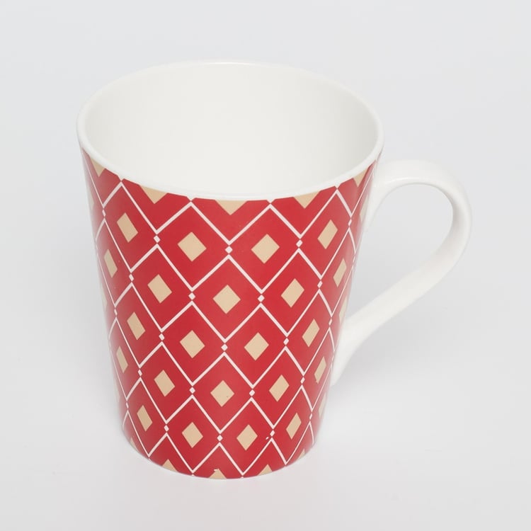 Mandarin Printed Bone China Mugs - Set of 3