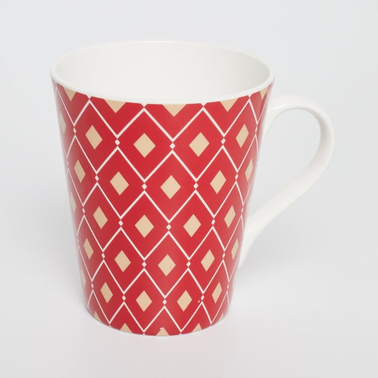 Mandarin Printed Bone China Mugs - Set of 3