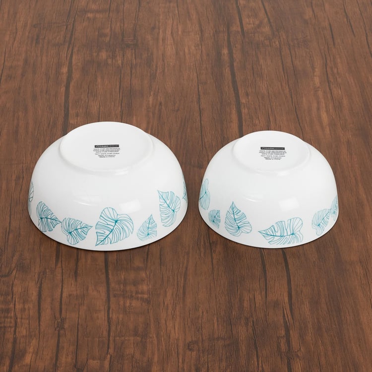Pristine Printed Dinner Set - Set of 14 Pcs
