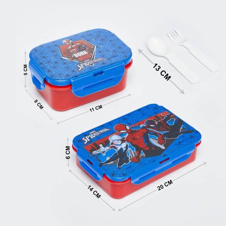 MARVEL SPIDERMAN Detachable Lunch Box with Dip Container