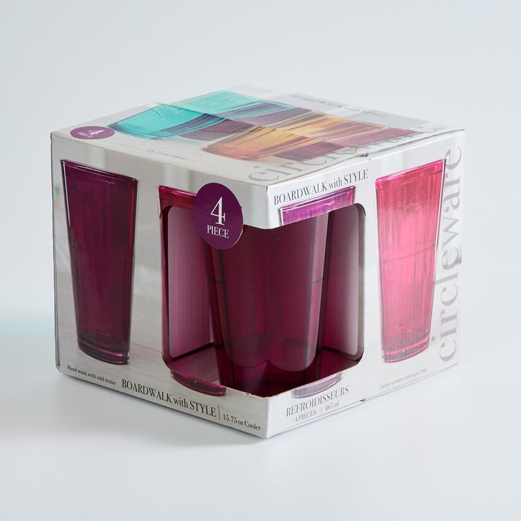 Carley Broadwalk Set of 4 Cooler Glasses - 465ml