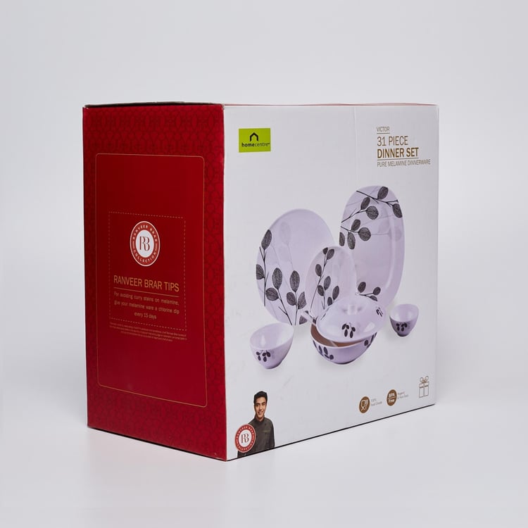 Victor Printed 31-Piece Dinner Set