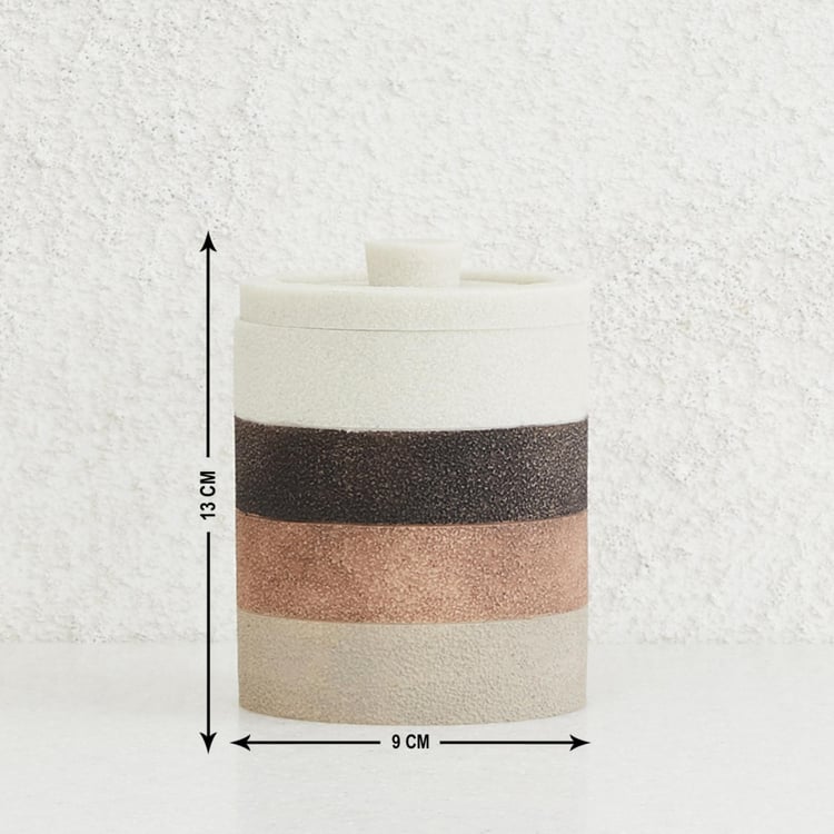 Marshmallow Polyresin Cotton Jar