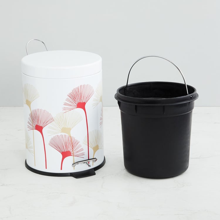 Dustbin Print Buy Hudson Floral Print Dust Bin - 5L from Home Centre at just INR 999.0