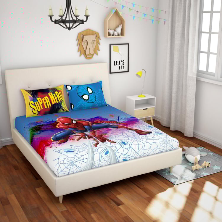 SPACES Spiderman Print 3-Piece Bedding Set - 228 x 274