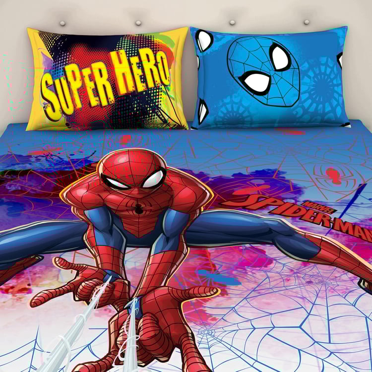 SPACES Spiderman Print 3-Piece Bedding Set - 228 x 274
