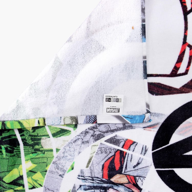 SPACES Marvel Avengers Print Bath Towel -65 x 130 cm
