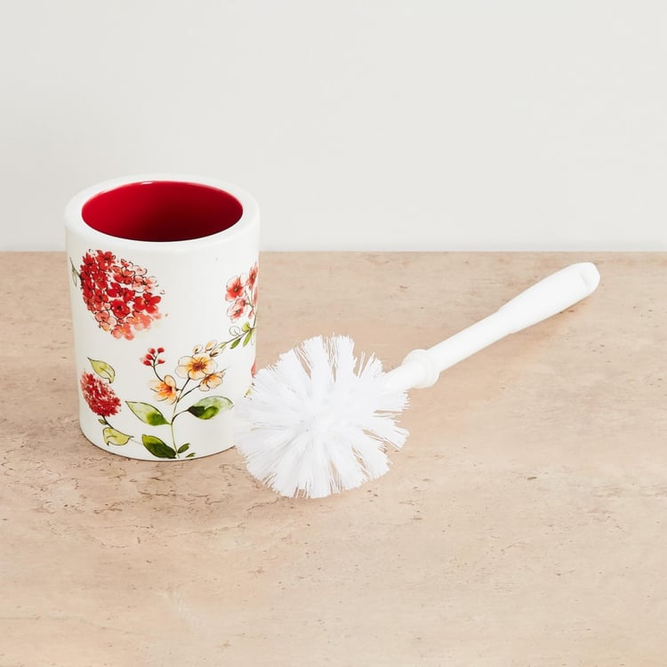 Hudson Floral Print Toilet Brush holder