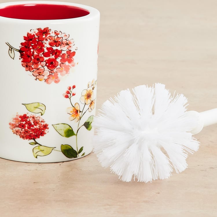 Hudson Floral Print Toilet Brush holder