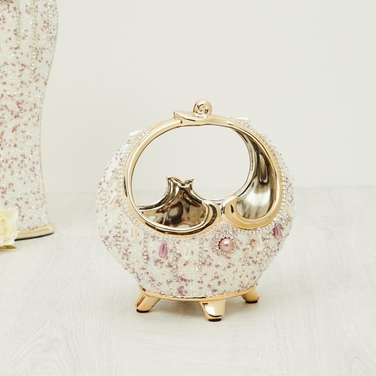 Splendid Beaded Ceramic Bowl