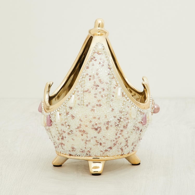 Splendid Beaded Ceramic Bowl