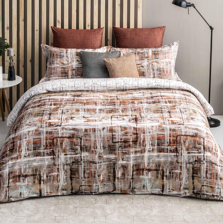 D'DECOR Fusion Printed Cotton Bedding Set-3 pcs.