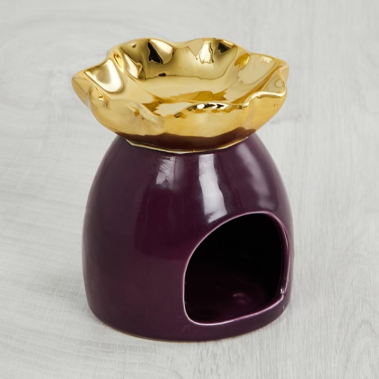 Redolance Lotus-Shaped Burner with Cut-outs