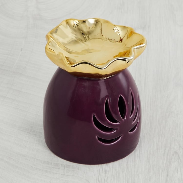 Redolance Lotus-Shaped Burner with Cut-outs