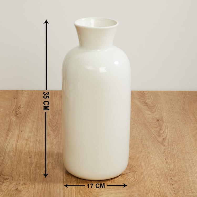 Splendid Floral Decal Vase