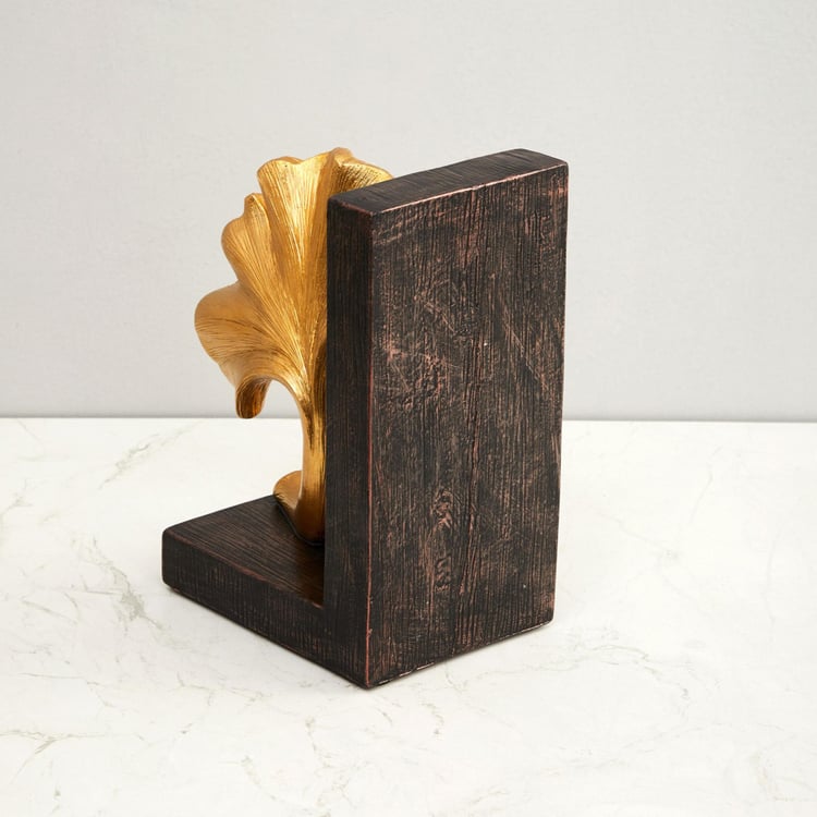 Splendid Abstract Leaf Bookend