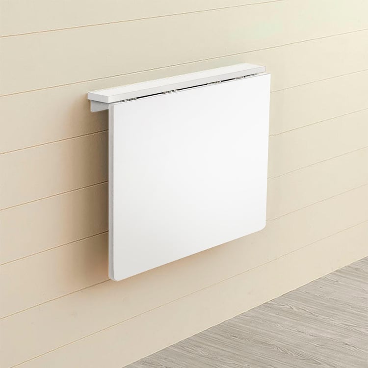 Butterfly White Wall Mounted Drop Leaf Table