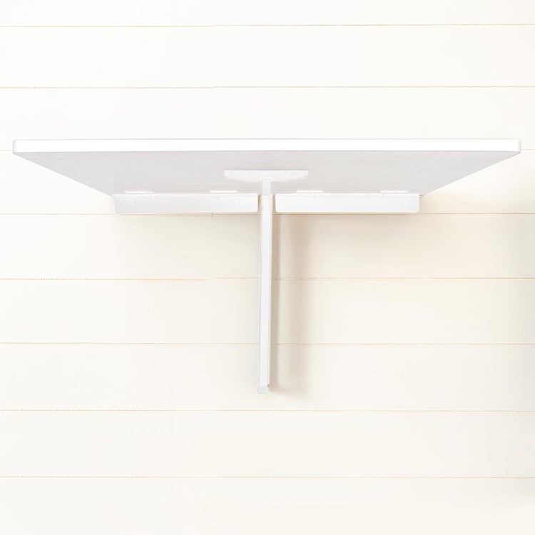 Butterfly White Wall Mounted Drop Leaf Table