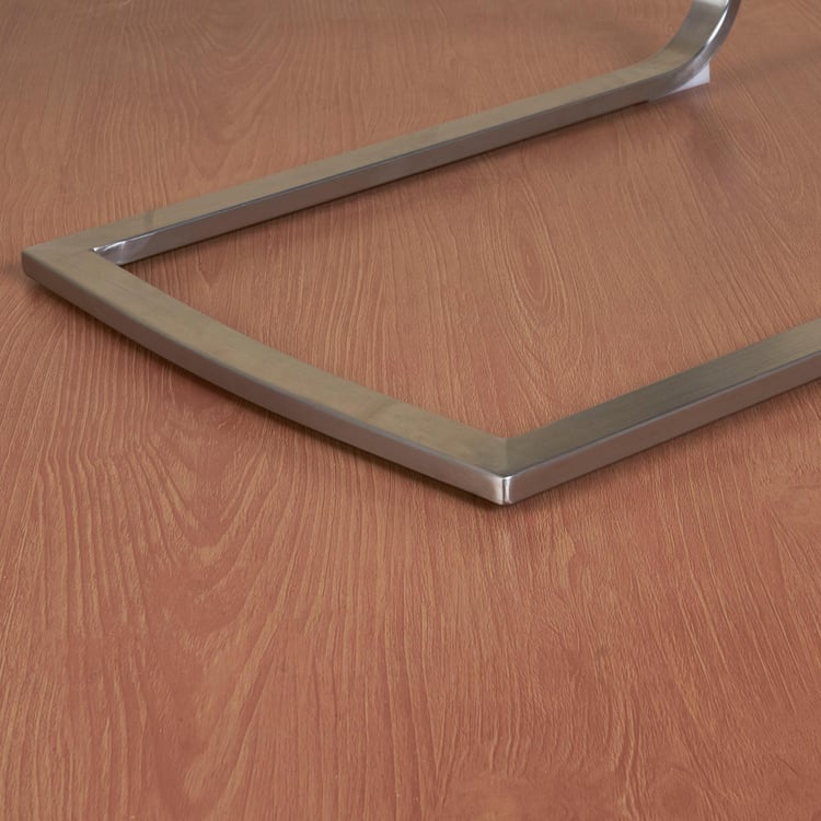 Napster Ergonomic Set of 2 Faux Leather Dining Chairs - Brown