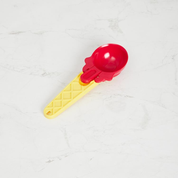 Creston-Monacco Solid Ice Cream Scoop - Plastic - Ice Cream Scoop - 20 cm x 7 cm - Multicolour