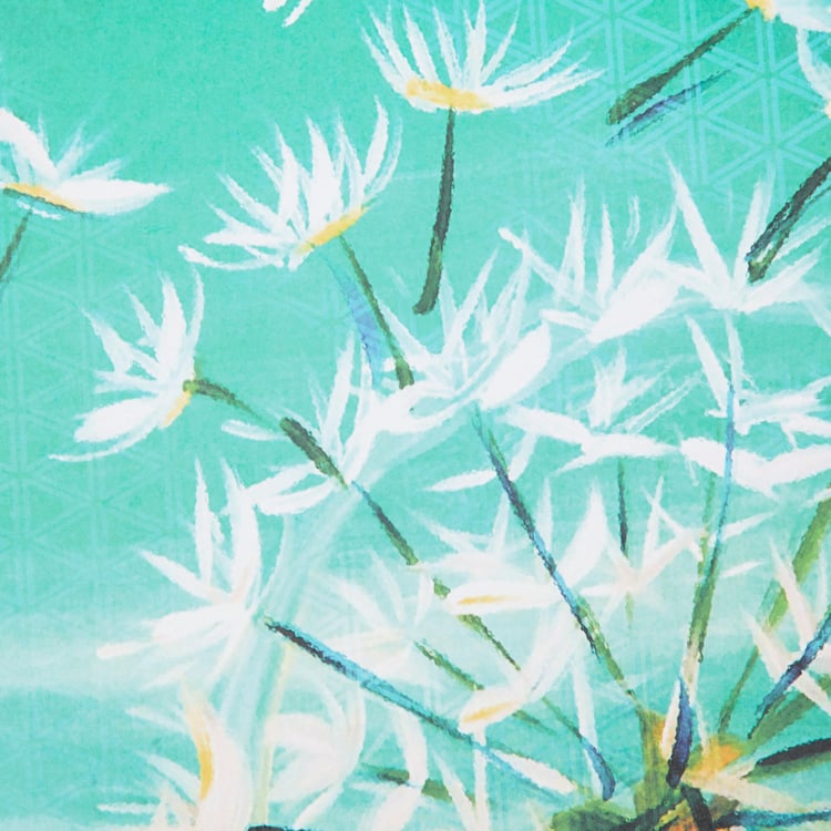 Mandarin Printed Square-Shaped Wooden Trivet - 20x20 cms.