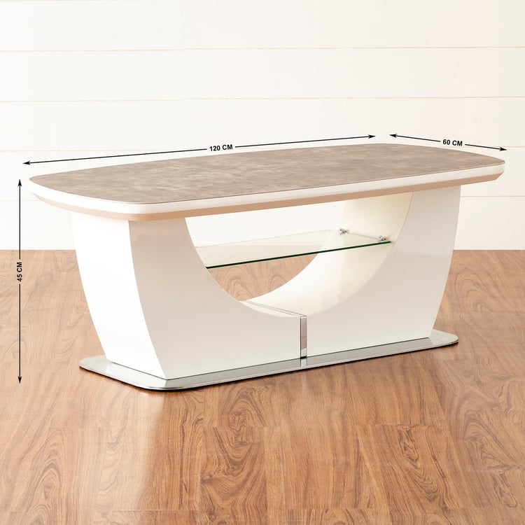 Napster Ceramic Coffee Table with Storage