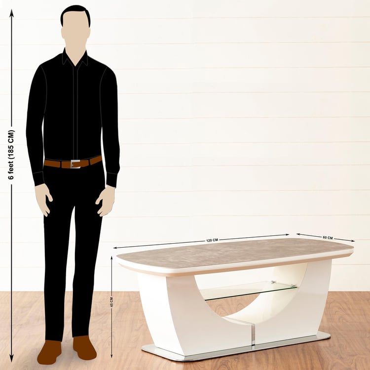 Napster Ceramic Coffee Table with Storage