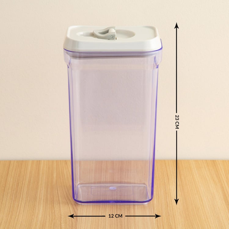 Palestine-Austin Rectangular Storage Jar with Lid - 1700ml