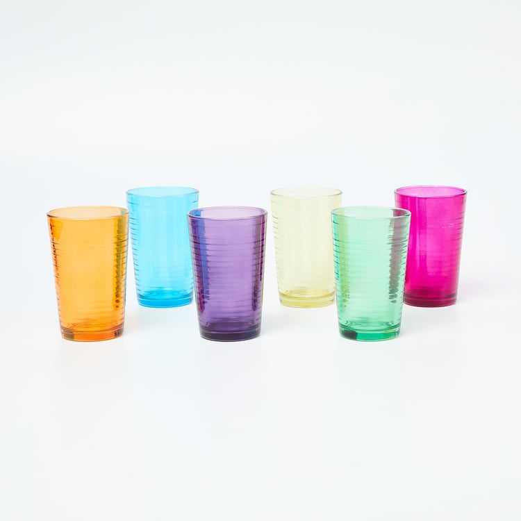 Carley Hoop Set of 6 Juice Glasses - 207ml