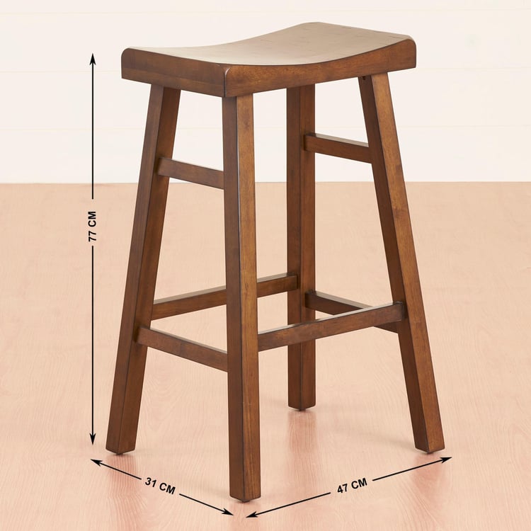 Abbey Brown Dining Stool
