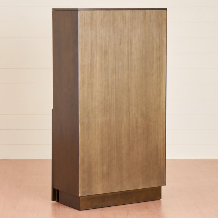 Butterfly Storage Cabinet With Drop Leaf Table