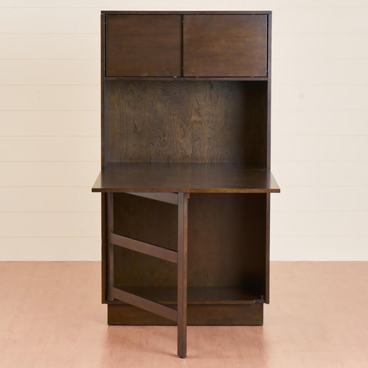 Butterfly Storage Cabinet With Drop Leaf Table